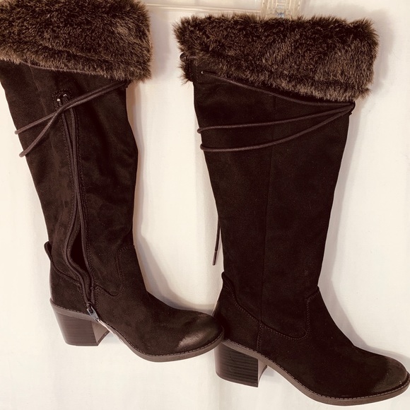 Merona Shoes - Merona black suede boots